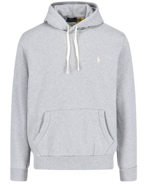 Polo Ralph Lauren Loopback Fleece Hoodie - Gray