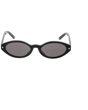 Dior Diorpacific R1I Oval Frame Sunglasses - Black