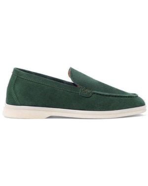 SCAROSSO Ludovico Round-Toe Loafers - Green