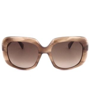 Max Mara Oval-Frame Sunglasses - Pink