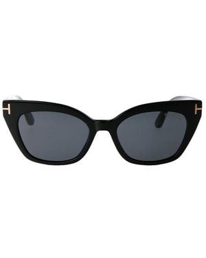 Tom Ford Cat-Eye Sunglasses - Black