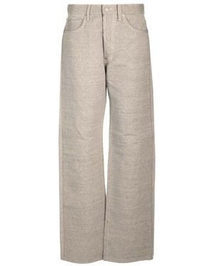 Maison Margiela Wide-Leg Trousers - Natural