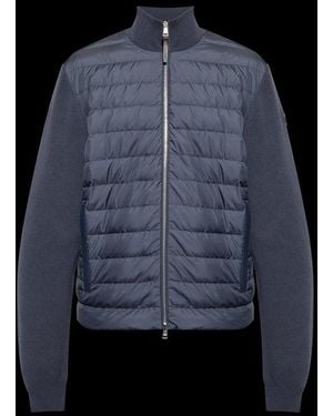 Moncler Padded Zip-Up Cardigan - Black