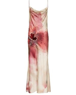 Guess Embellished Slip Dress - White