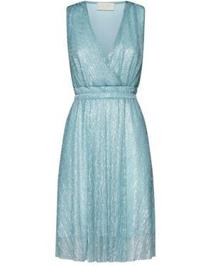 Kaos Wrap Dress - Blue