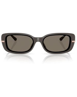Michael Kors Capella Rectangle Frame Sunglasses - Gray