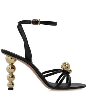 Ferragamo Spherical Heel Sandals - Black