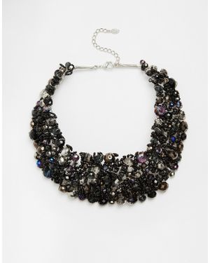 ALDO Roccoa Statement Collar Necklace - Black