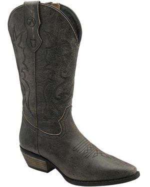 Ravel Taylor Western Style Boots - Grey