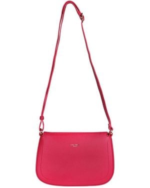 David Jones Lizzie Shoulder Bag - Red