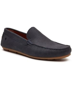 Base London Moss Driver Moccasins - Blue
