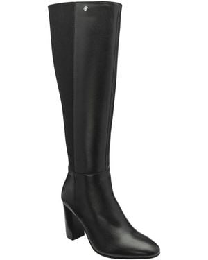 Ravel Bywell Heeled Knee High Boots - Black
