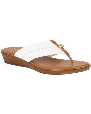 Lotus Erminia Toe Post Sandals - Brown
