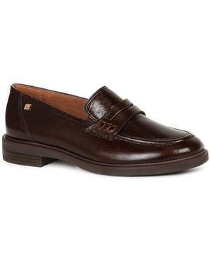 Paul Green Halle Penny Loafers - Brown