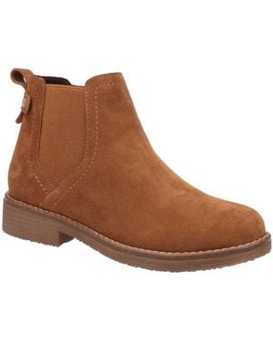 Hush Puppies Maddy Wide Fit Chelsea Boots - Brown