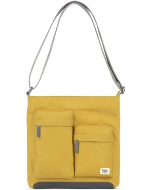 Roka Kennington M Pocket Shoulder Bag - Yellow