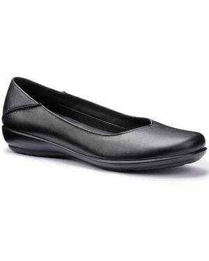 Hotter Birdie Wide Ballet Court Shoes - Blue