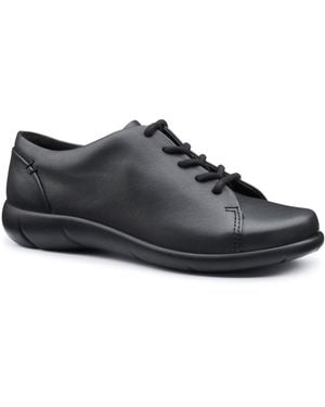 Hotter Dew Ii Wide Fit Shoes - Black