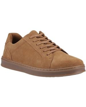 Hush Puppies Madden Suede Shoes - Brown