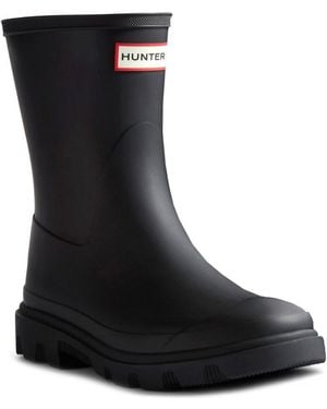 HUNTER Downpour Short Wellingtons - Black
