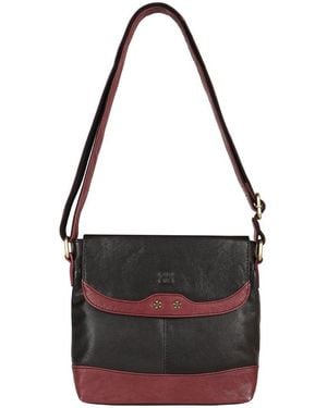 Lakeland Leather Hartsop Medium Messenger Bag - Black