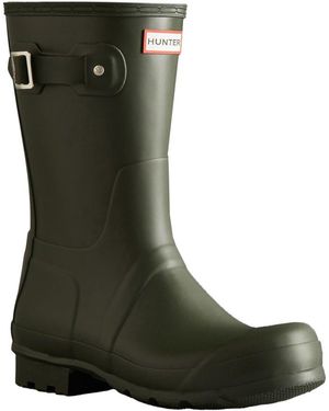 HUNTER Original Short Wellingtons - Green