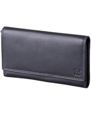Lakeland Leather Large Leather Purse - Blue