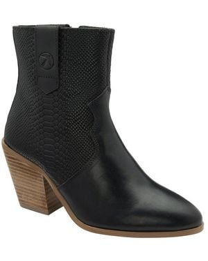 Ravel Dorey Heeled Ankle Boots - Black