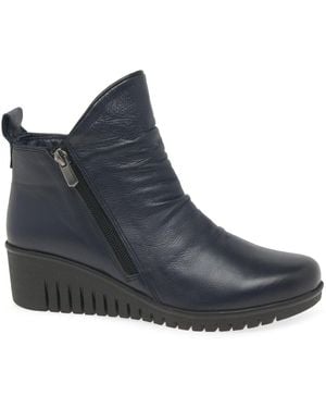 Lotus Cordelia Ankle Boots - Black