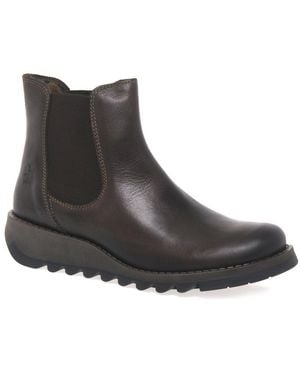 Fly London Salv Womens Casual Ankle Boots Women's Mid Boots In Brown