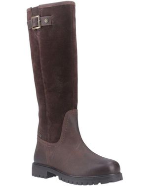 HUNTER Canna Knee High Boots - Brown