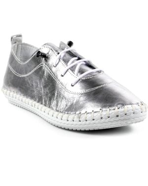 Lunar (GRS) St Ives Lace Up Shoes - Metallic