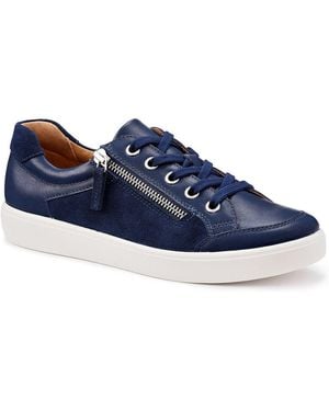 Hotter Chase Ii Extra Wide Fit Trainers Colour: French Leather - Blue