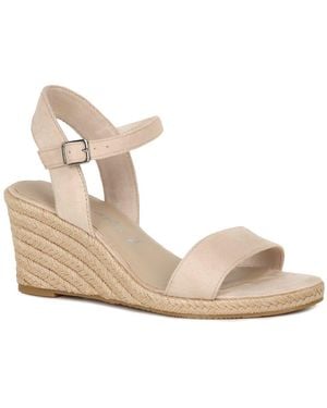 Tamaris Sweet Pea Wedge Heel Sandals - Metallic