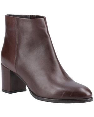 Hush Puppies Claridy Ankle Boots - Brown