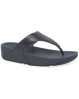 Fitflop Lulu Leather Sandal - Blue