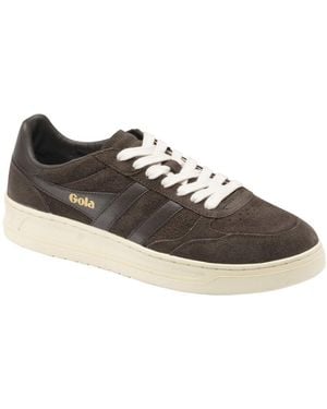 Gola Union Suede Trainers - Brown