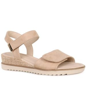 Tamaris Iris Low Wedge Sandals - Brown