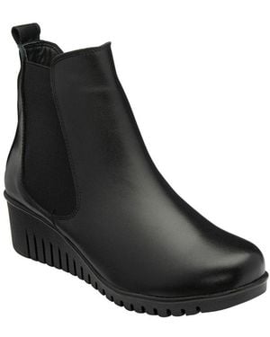 Lotus Dresden Ankle Boots - Black