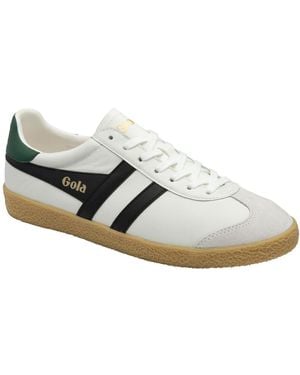 Gola Medallist Leather Trainers - White