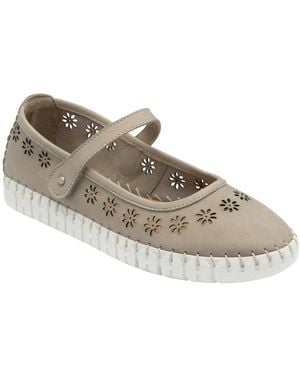 Lotus Aurelia Mary Jane Court Shoes - Grey