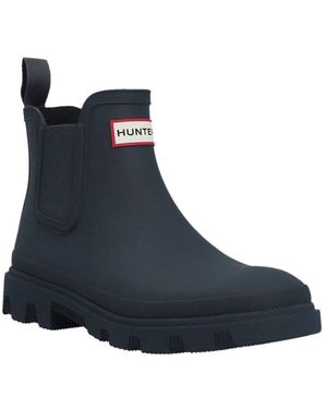 HUNTER Downpour Chelsea Wellingtons Colour: Rubber - Blue