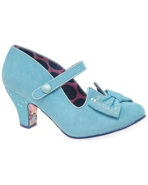 Irregular Choice Piccolo Wide Fit Mary Jane Court Shoes - Blue