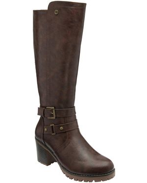 Lotus Melina Knee High Boots - Brown