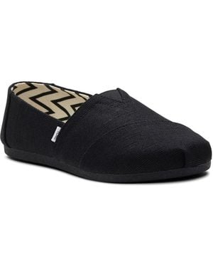 TOMS Alpargata Slip On Shoes - Blue