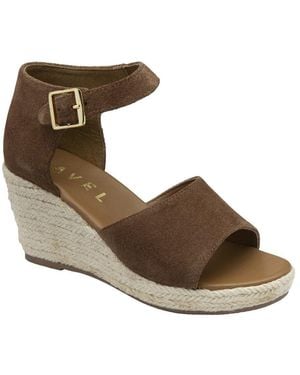 Ravel Belby Wedge Sandals - Brown