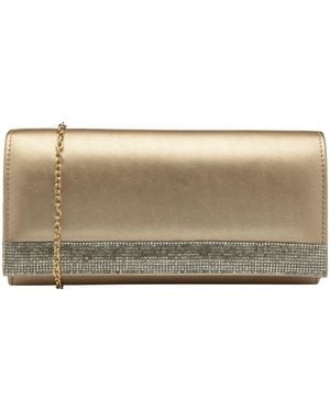 Lotus Amy Clutch Bag /Diamante - Natural