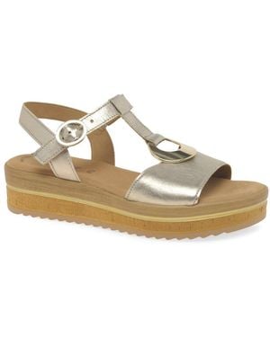 Gabor Journal Sandals - Metallic
