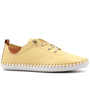 Lunar (GRS) St Ives Lace Up Shoes - Natural