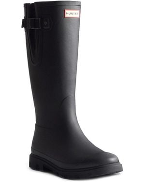 HUNTER Downpour Adjustable Wellingtons - Black